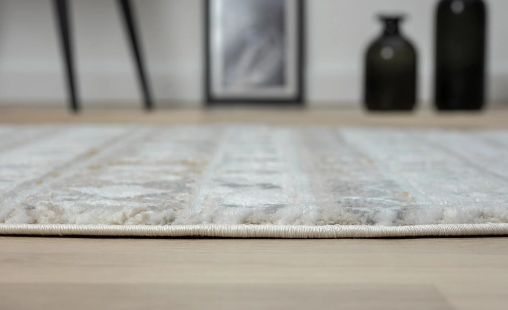 Kusový koberec My Nomady CA60054 creme kruh, 120x120 (priemer) kruh, béžová, chodba / predsieň, My Flair