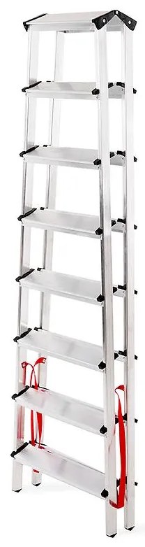 Hliníkový rebrík obojstranný 8 -stupňový 125 kg