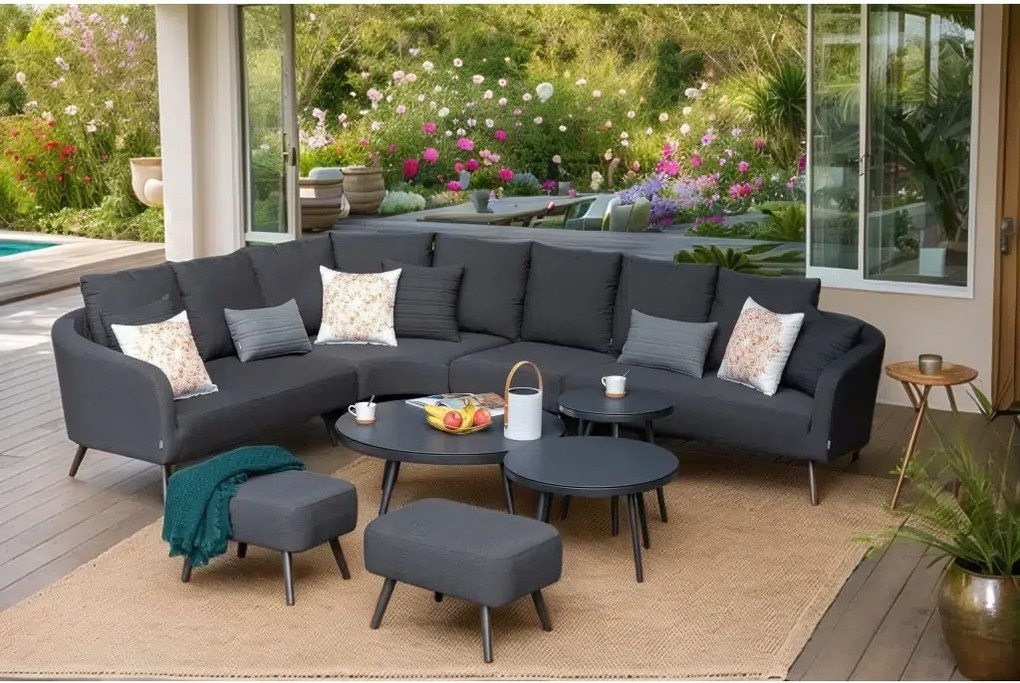 Záhradná zostava MELIA LIKA-TEX® antracit