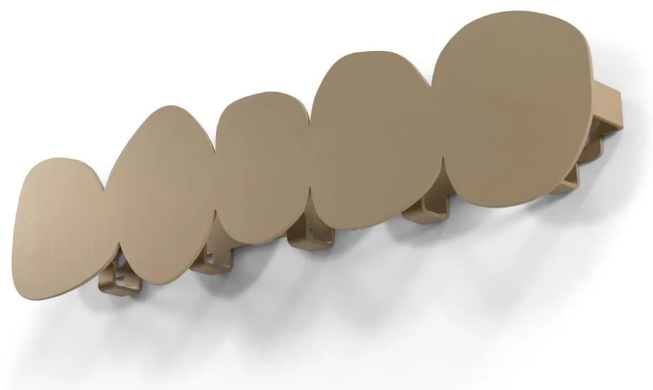 Béžový kovový nástenný vešiak Tumulo – Spinder Design