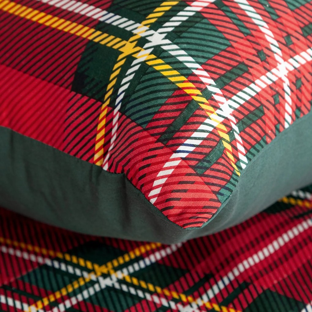 VIANOČNÉ RENFORCÉ OBLIEČKY JENNY 140X200 CM, 1 KS 70X80 CM VZOROVANÉ