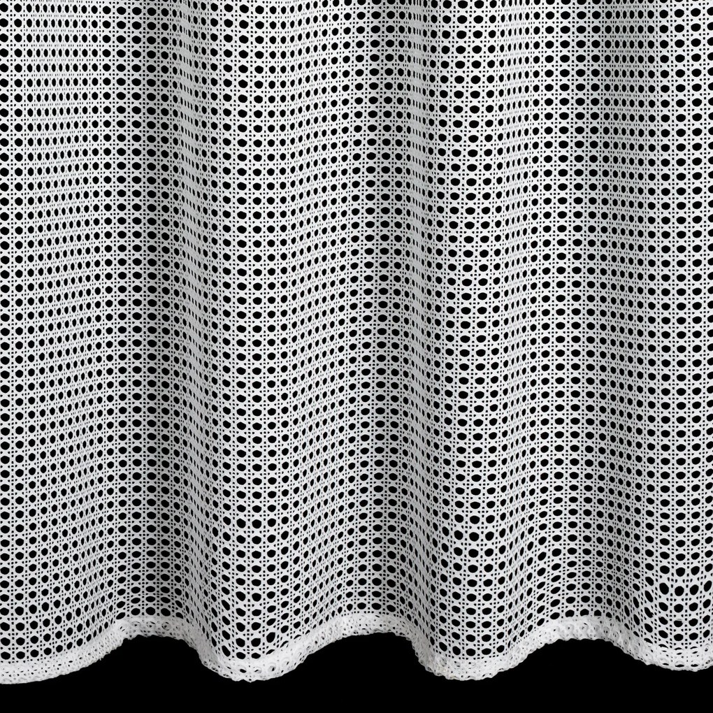 ZÁCLONA NA KRÚŽKOCH NERI 140X250 CM BIELA