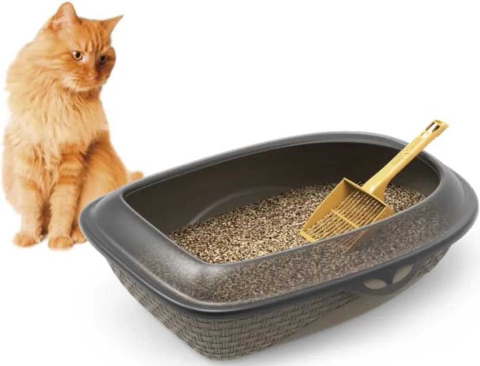 BAMA Toaleta pre mačky SABBIA, hneda