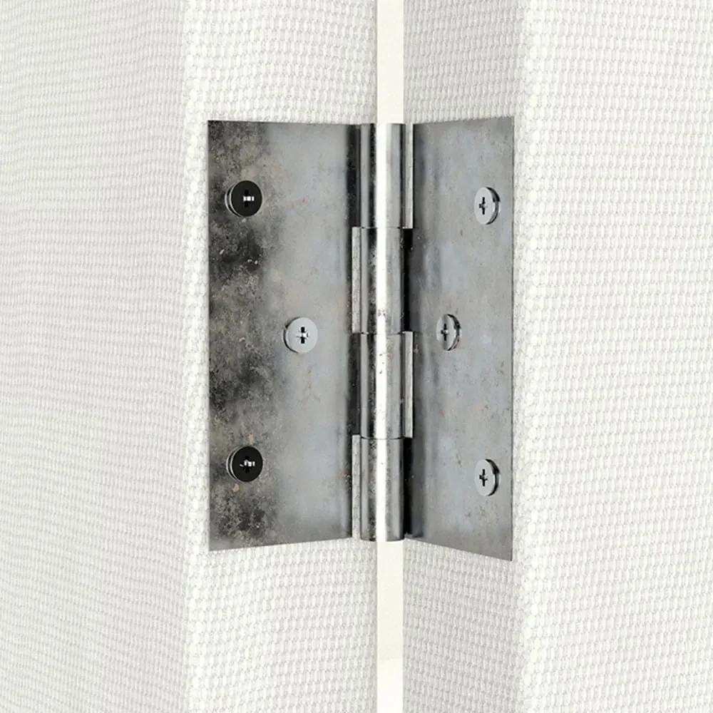 Gario Paraván Kvapky vody v modrej farbe Rozmery: 145 x 170 cm, Prevedenie: Otočný paraván 360°