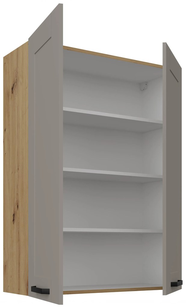 Horná kuchynská skrinka Lucid 80 G-108 2F (korpus: dub artisan + front: mdf claygrey). Vlastná spoľahlivá doprava až k Vám domov. 1134694