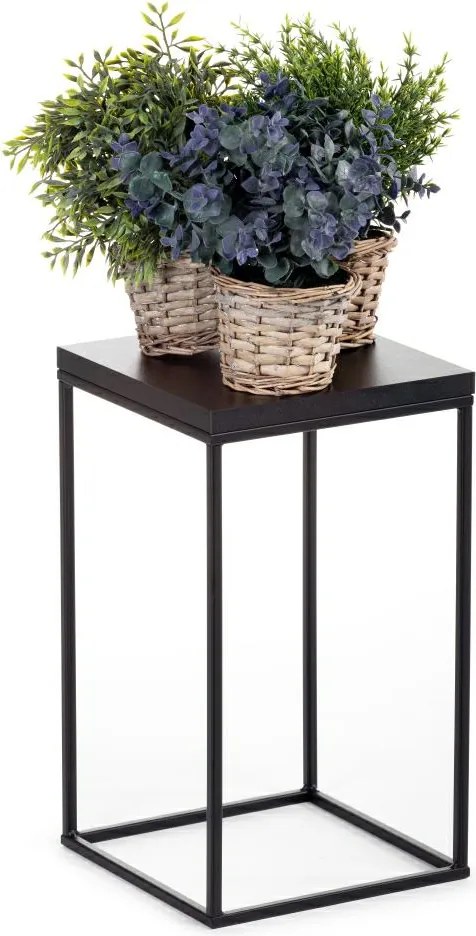 STOJAN NA KVETINÁČ BASICLOFT 40X24X24 CM ČIERNA