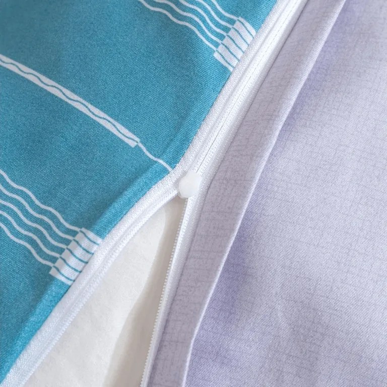 Mikroflanelové obliečky STRIPELLE modré Rozmer obliečky: 70 x 90 cm | 140 x 200 cm