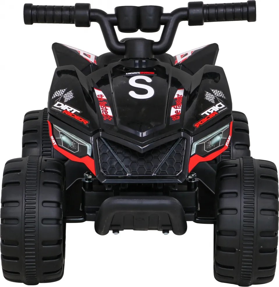 Ramiz Najrýchlejšia batériová štvorkolka pre deti Čierna + 25W motor