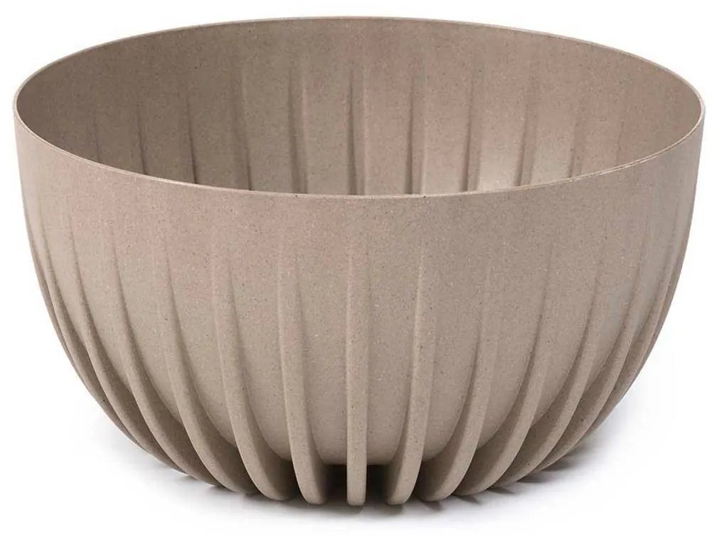 Kvetináč STRIPPED ECO 24 cm latte