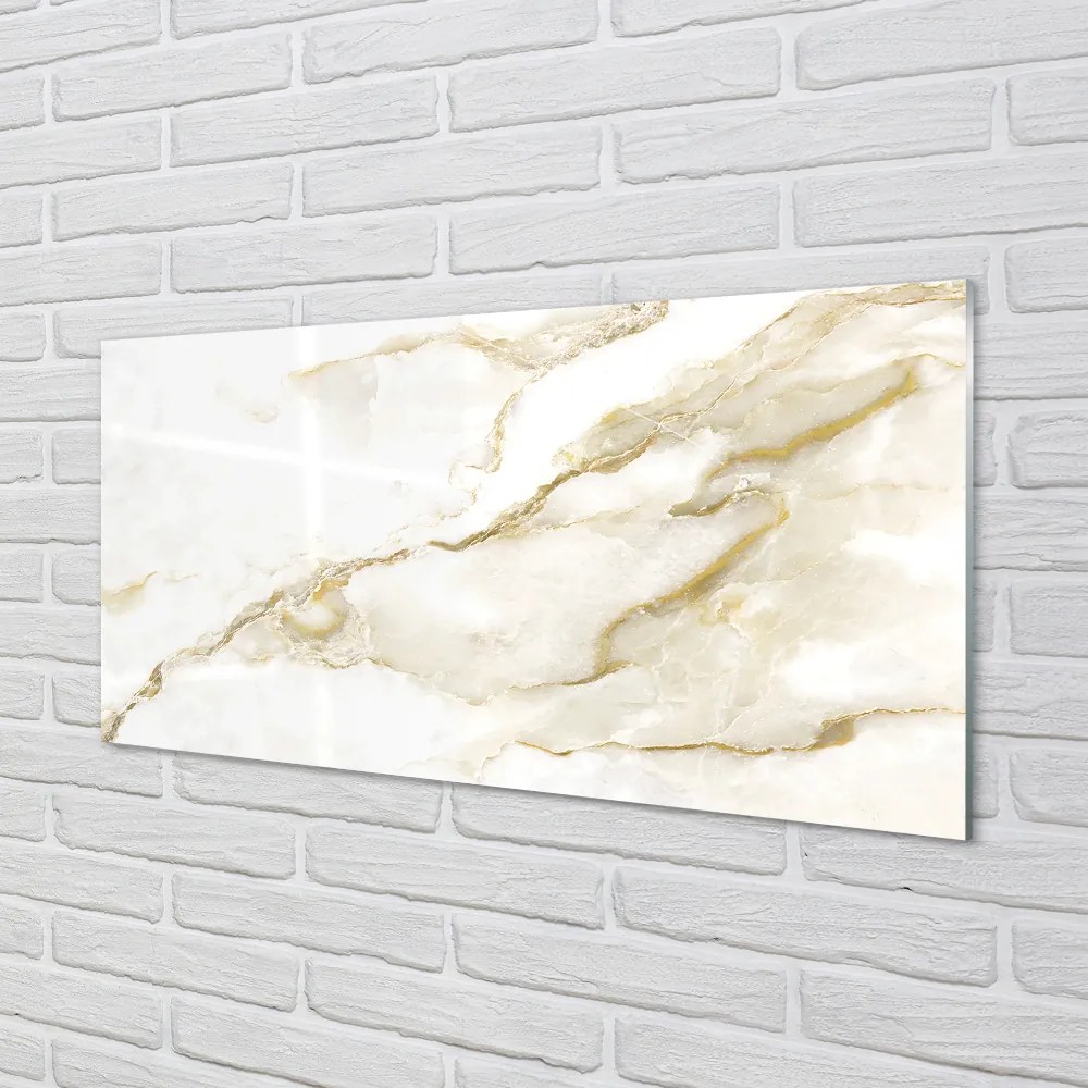 Sklenený obklad do kuchyne Marble kamenný múr 120x60 cm