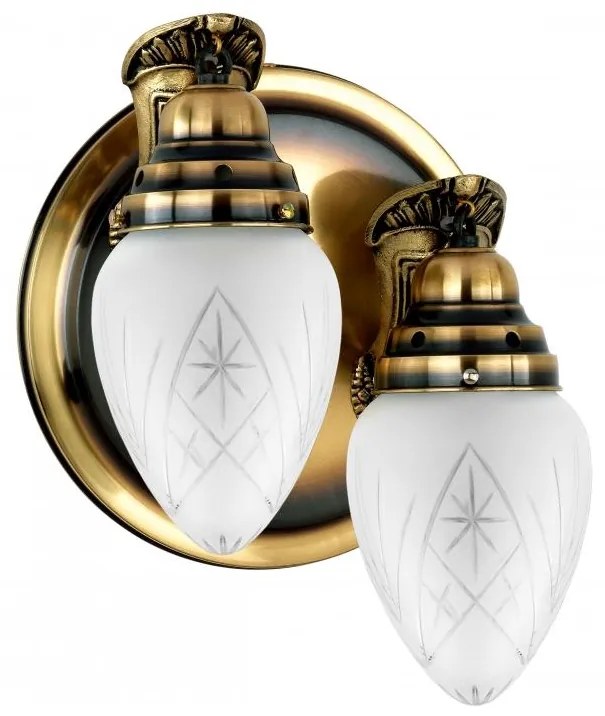 Kemar AK80/2/P - Nástenné svietidlo AZERO 2xE27/60W/230V