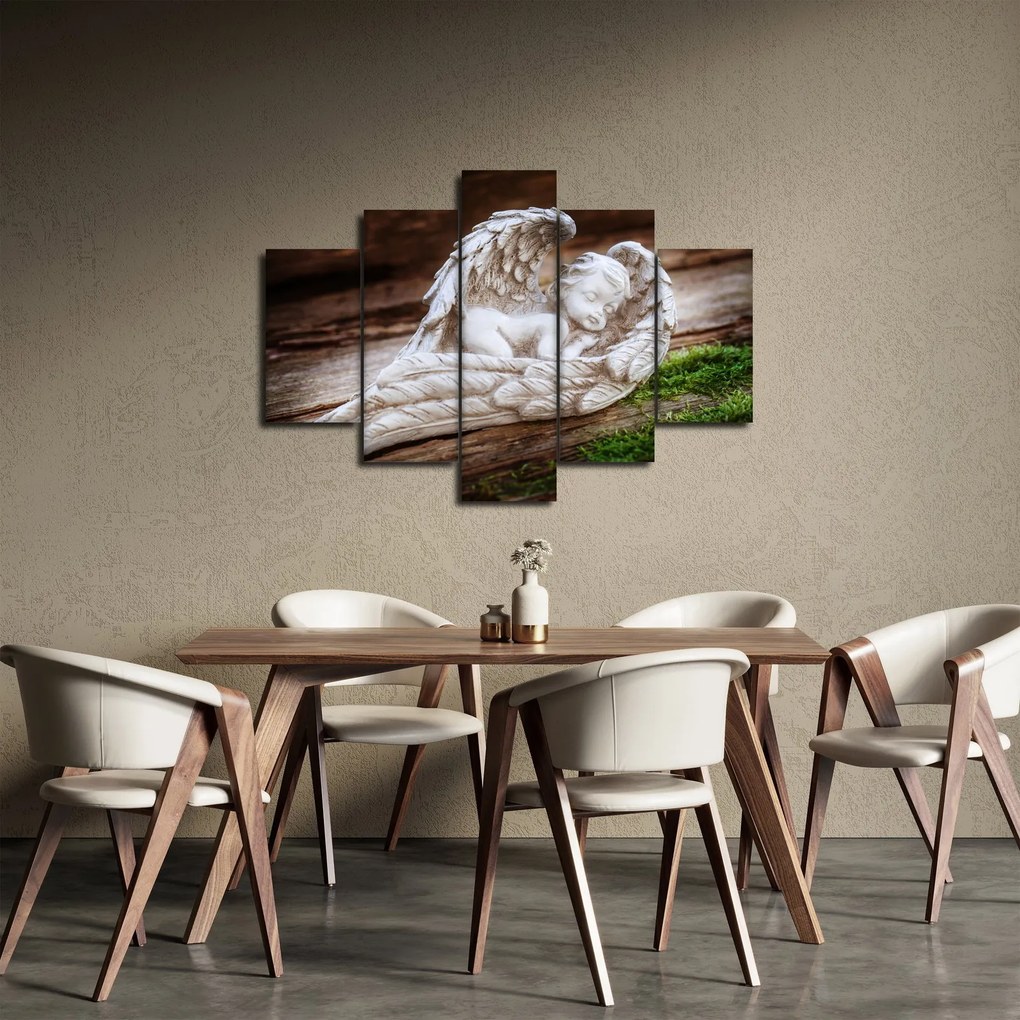 Obraz - Spiaci anjelik (150x105 cm)