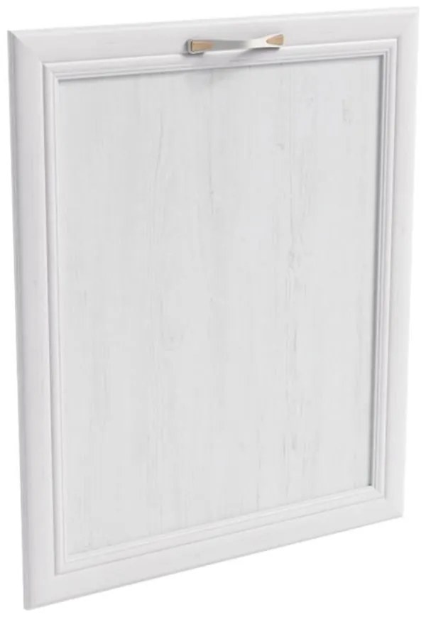 Predná stena umývačky   MDF  713x446 biela/dub lancelot