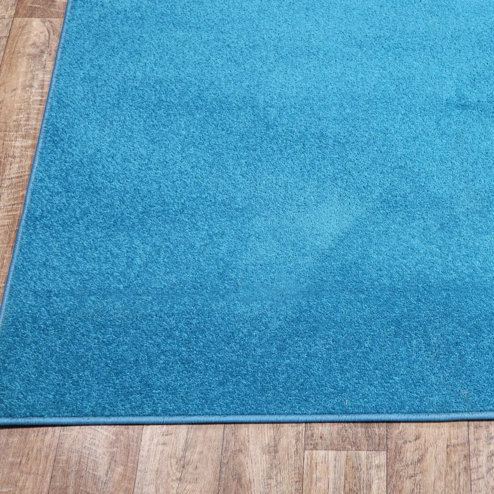 Kusový koberec Eton tyrkys, 100x400, modrá, obývacia izba, AladinWorld Expres