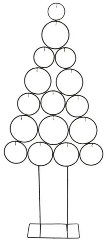 Zlatá keramická pokladnička hlava jeleňa - 11*9*17cmČierny kovový stojan v tvare stromčeka na vianočné ozdoby - 50*14*118 cm