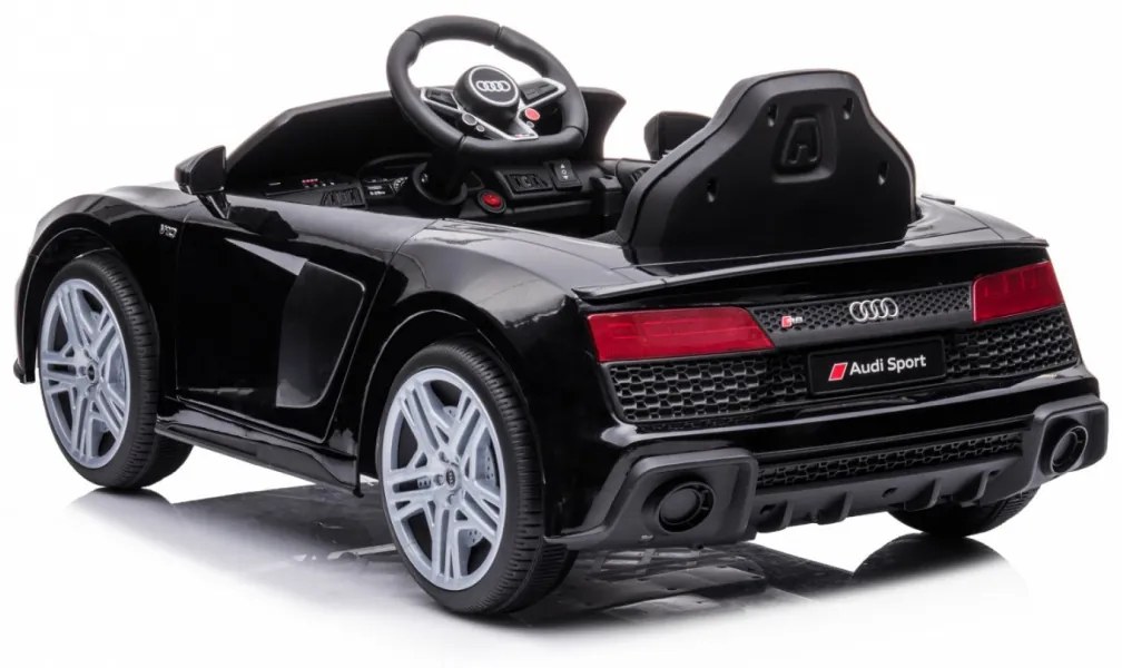 RAMIZ ELEKTRICKÉ AUTÍČKO AUDI R8 LIFT  - ČIERNE  - 2x35W - 12V7Ah - 2022