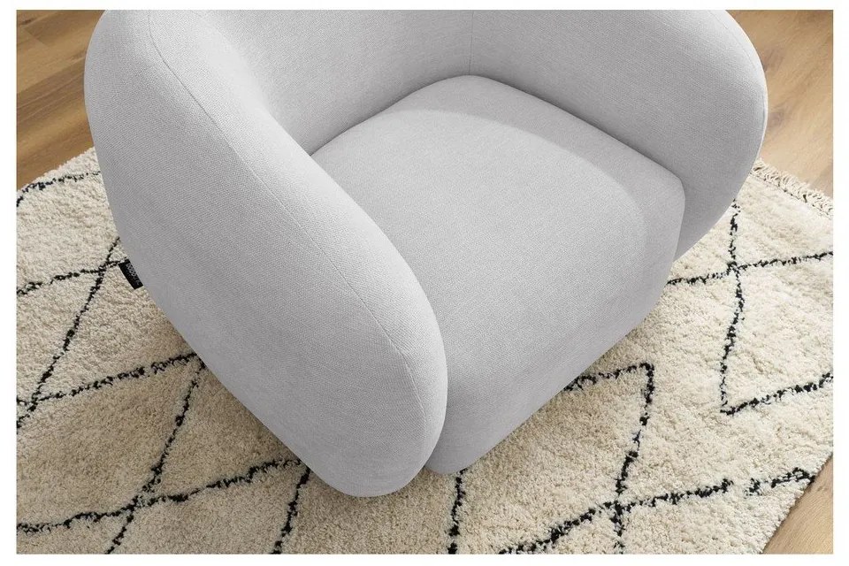 Sivé kreslo Celine – Bobochic Paris