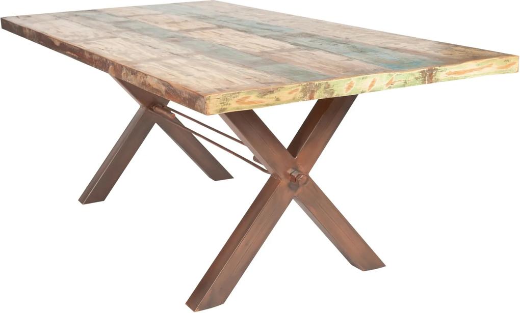 Bighome - Jedálenský stôl TISE 180 cm - prírodná, hnedá