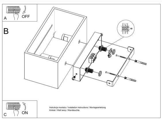 Nástenné svietidlo LOBO 2xG9/40W/230V biela