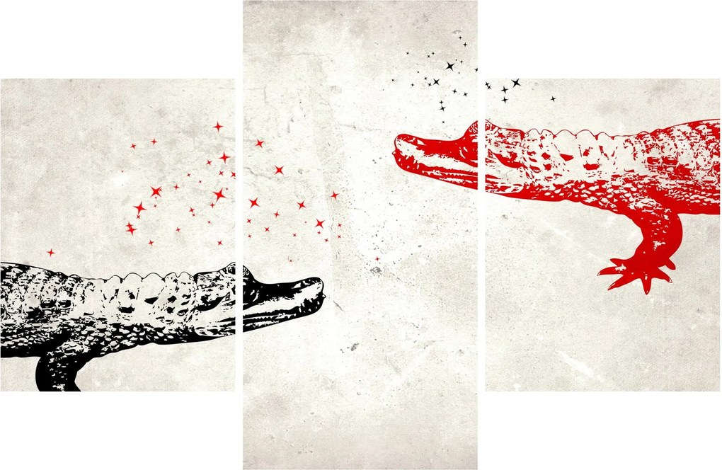 Obraz - Krokodíly (90x60 cm)