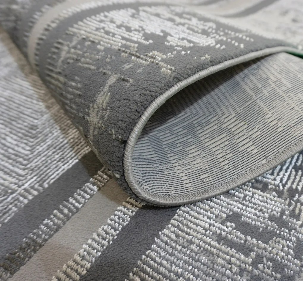 BE Koberec Allianz 6303 GREY – sivý obdĺžnikový Rozmer: 120x180 cm