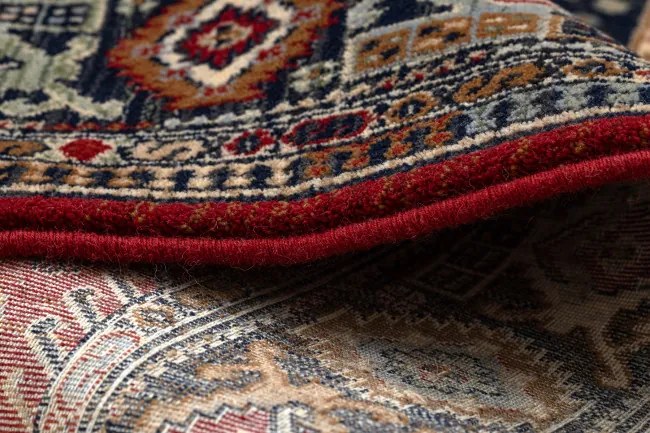 Koberec KESHAN, strapce 7275/53588 bordový / zelený