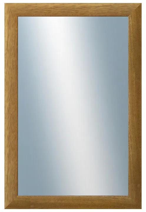 DANTIK - Zrkadlo v rámu, rozmer s rámom 40x60 cm z lišty LEDVINKA hnedá (1441)