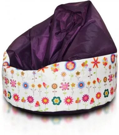 Sedací vak ECOPUF - VIPER MODERN polyester 3 Biela