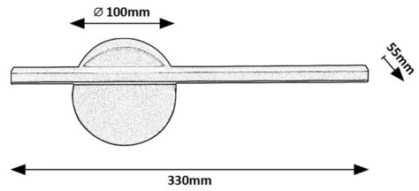 Rabalux 78034 - LED Nástenné svietidlo SABIRA LED/6W/230V 4000K