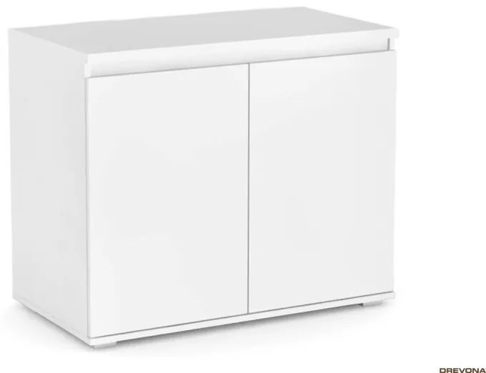Drevona, komoda REA AMY 6, Biela