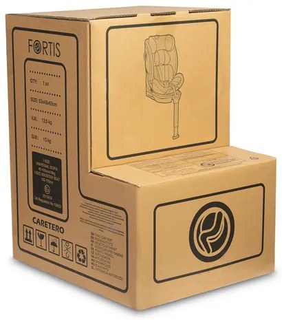 CARETERO AUTOSEDAČKA FORTIS I-SIZE GRAPHITE (40-150)