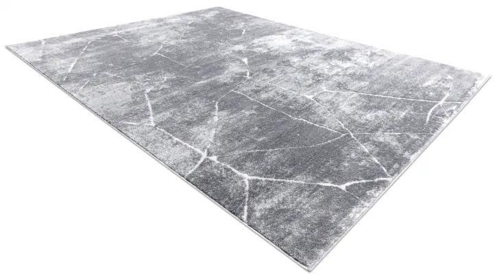 Moderný koberec MEFE 2783 Mramor, tmavo-sivý