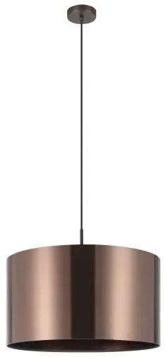 Eglo 39356 - Luster na lanku SAGANTO 1 1xE27/60W/230V medená