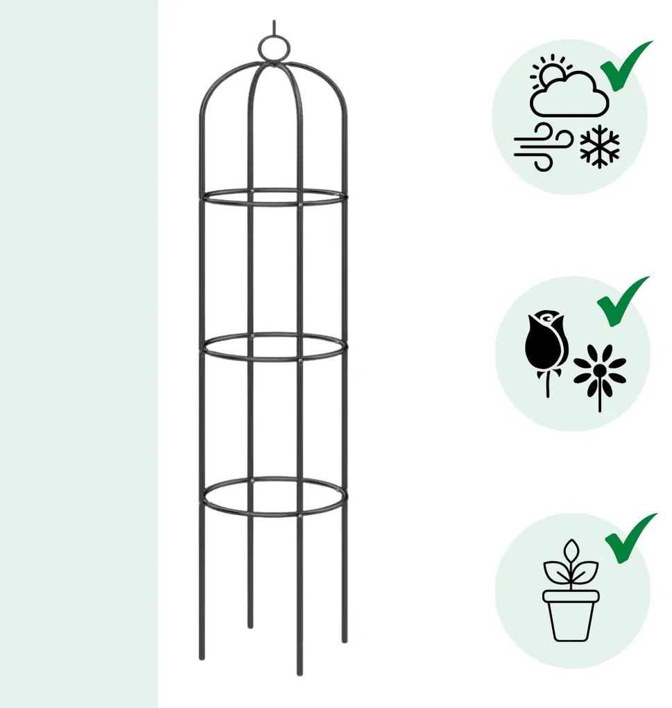 Opora na popínavé kvety 200x40 cm Gardebruk