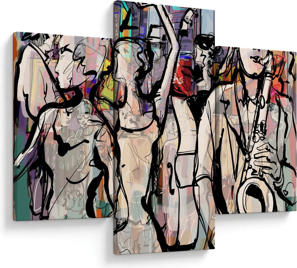 Obraz - Jazzová noc (90x60 cm)