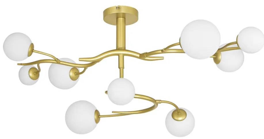 Brilagi - LED Prisadený luster MISTEL 9xG9/3W/230V zlatá/biela