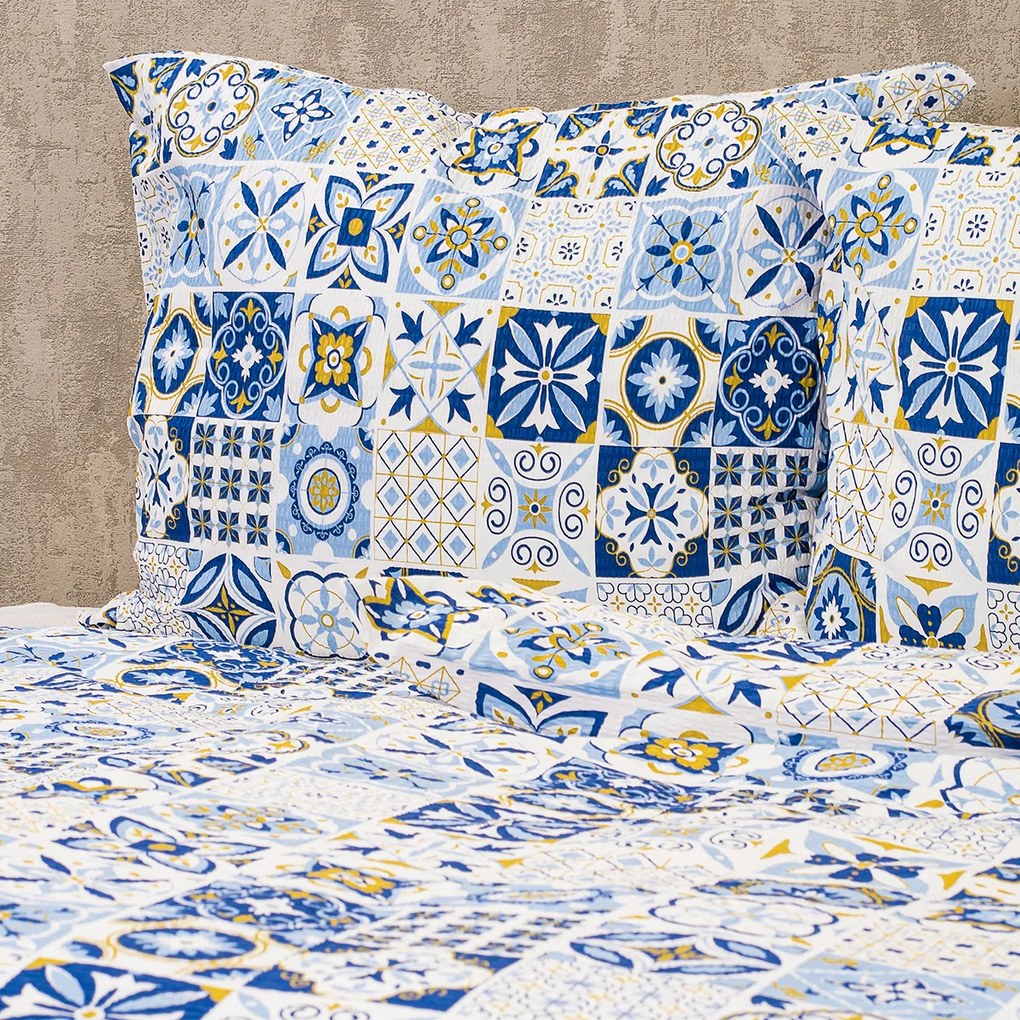 4Home Krepové obliečky Azul, 140 x 200 cm, 70 x 90 cm, 140 x 200 cm, 70 x 90 cm