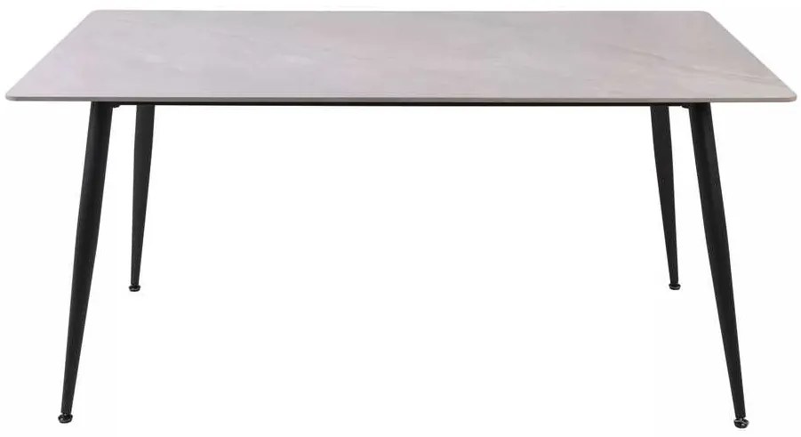Jedálenský stôl Rion 130 x 70 cm, sivá / čierna