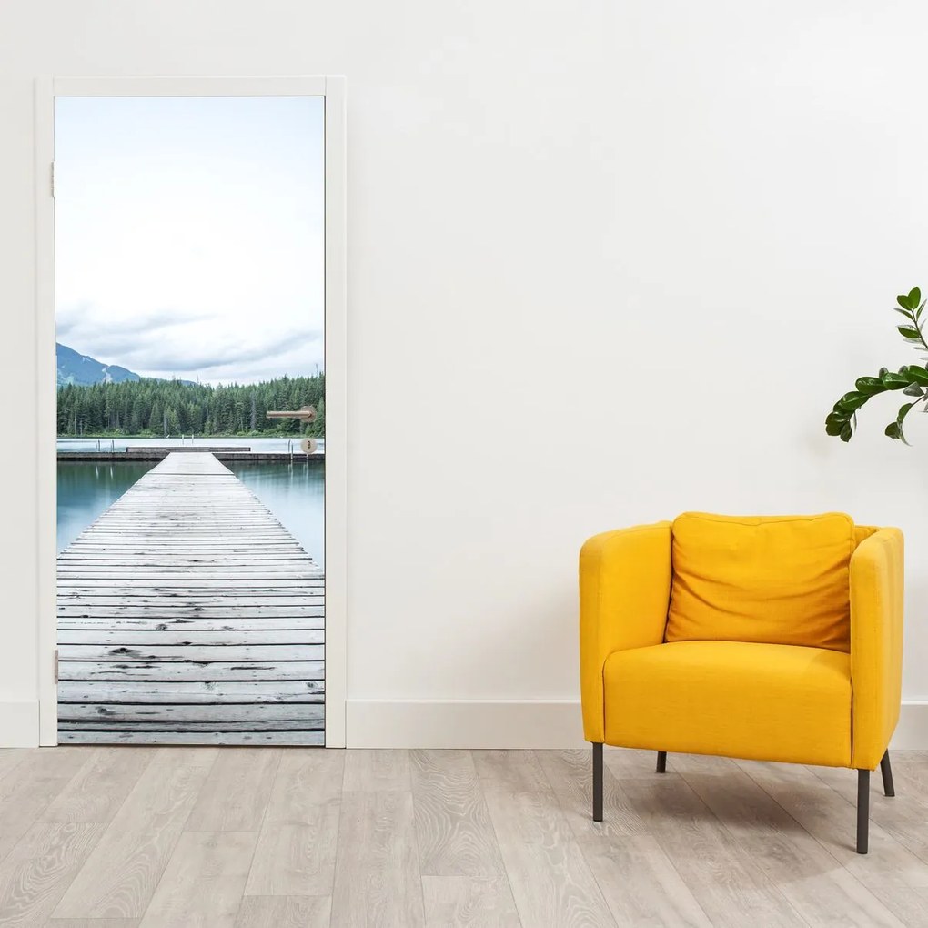 Fototapeta na dvere - Pri pohľade z móla (95x205cm)