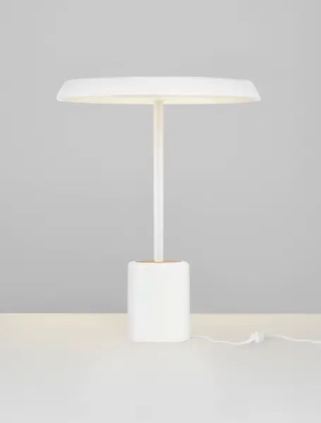 Moderná stolová lampa Ophelia Biela