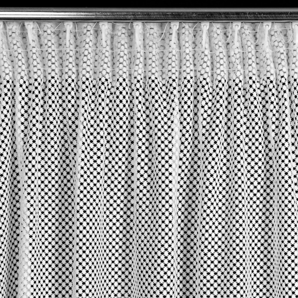 ZÁCLONA NA PÁSKE AGNESS 140X270 CM BIELA