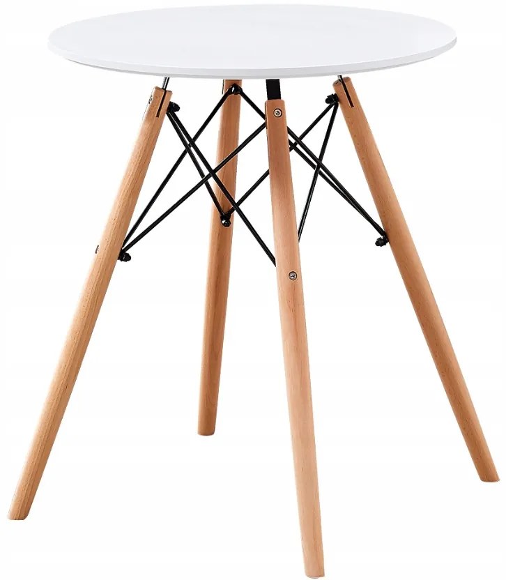 Bestent Jedálenský stôl 100cm Anello White