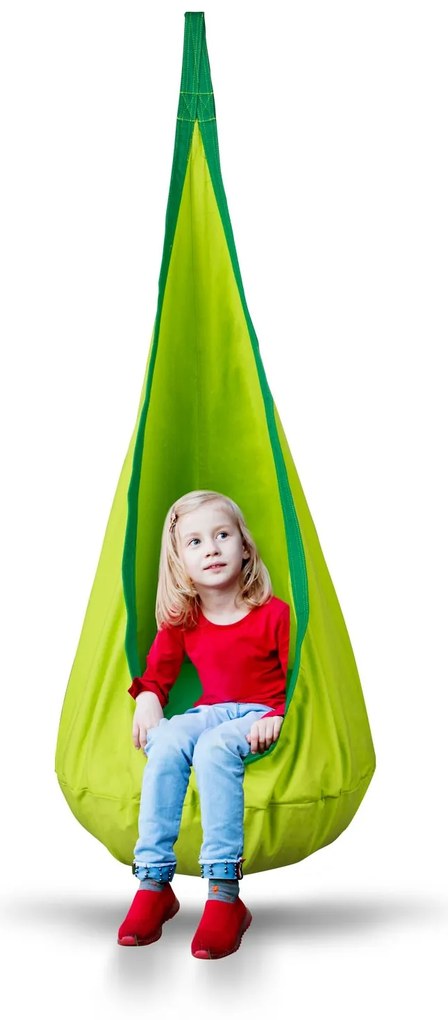 Zelené závesné kreslo Neo-Sport Cocoon