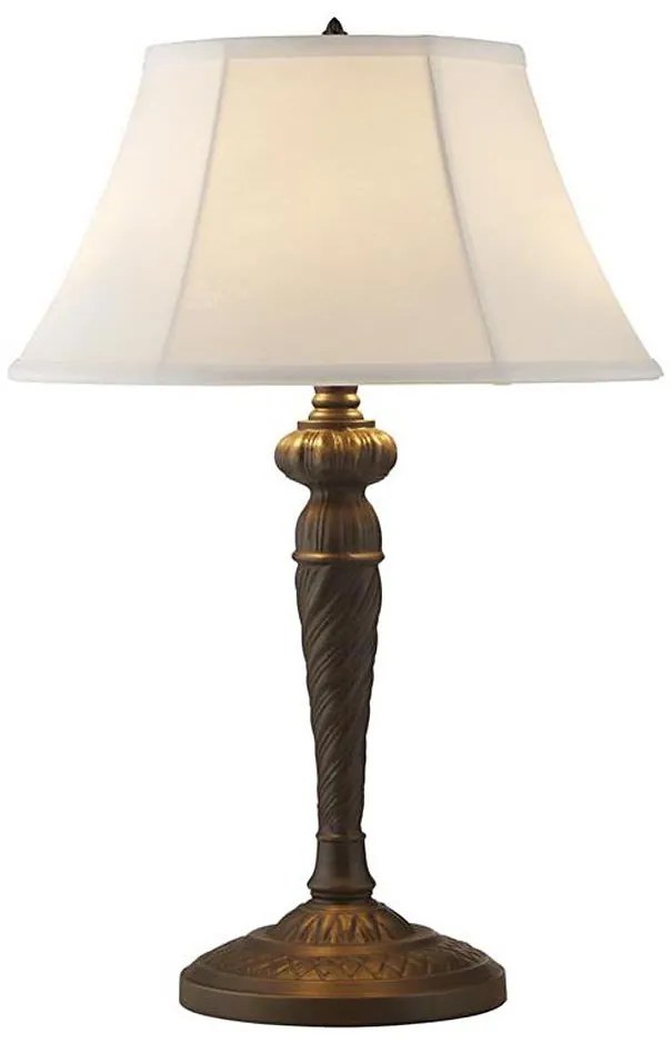 Searchlight EU46092WH - Stolná lampa AMY 1xE27/60W/230V