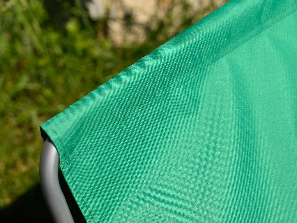 Skladacie plážové ležadlo SAND, zelené