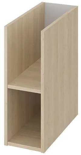 Cersanit - Moduo, otvrorená závesná skrinka pod dosku 20cm, dub, K116-020
