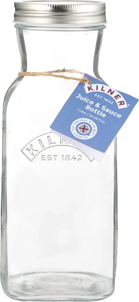 Kilner Juice & Sauce fľaša so širokým hrdlom 1 l