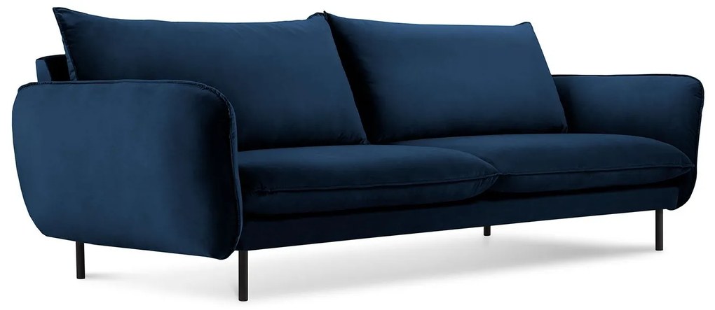 Zamatová trojmiestna pohovka Vienna 200 × 92 × 95 cm