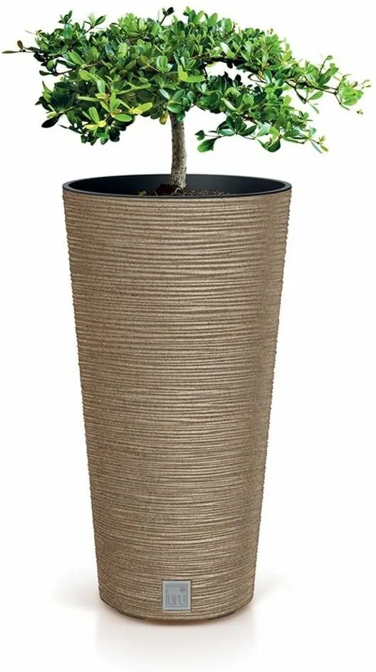 Kvetináč FURU SLIM ECO WOOD 30cm naturo