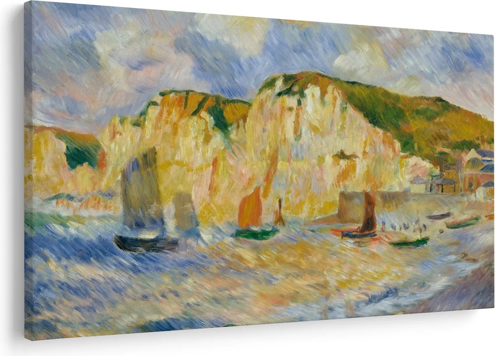 Obraz - Auguste Renoir, Sea and Cliffs, reprodukcia (90x60 cm)